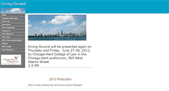 Desktop Screenshot of givinggroundplay.com