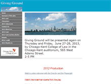 Tablet Screenshot of givinggroundplay.com